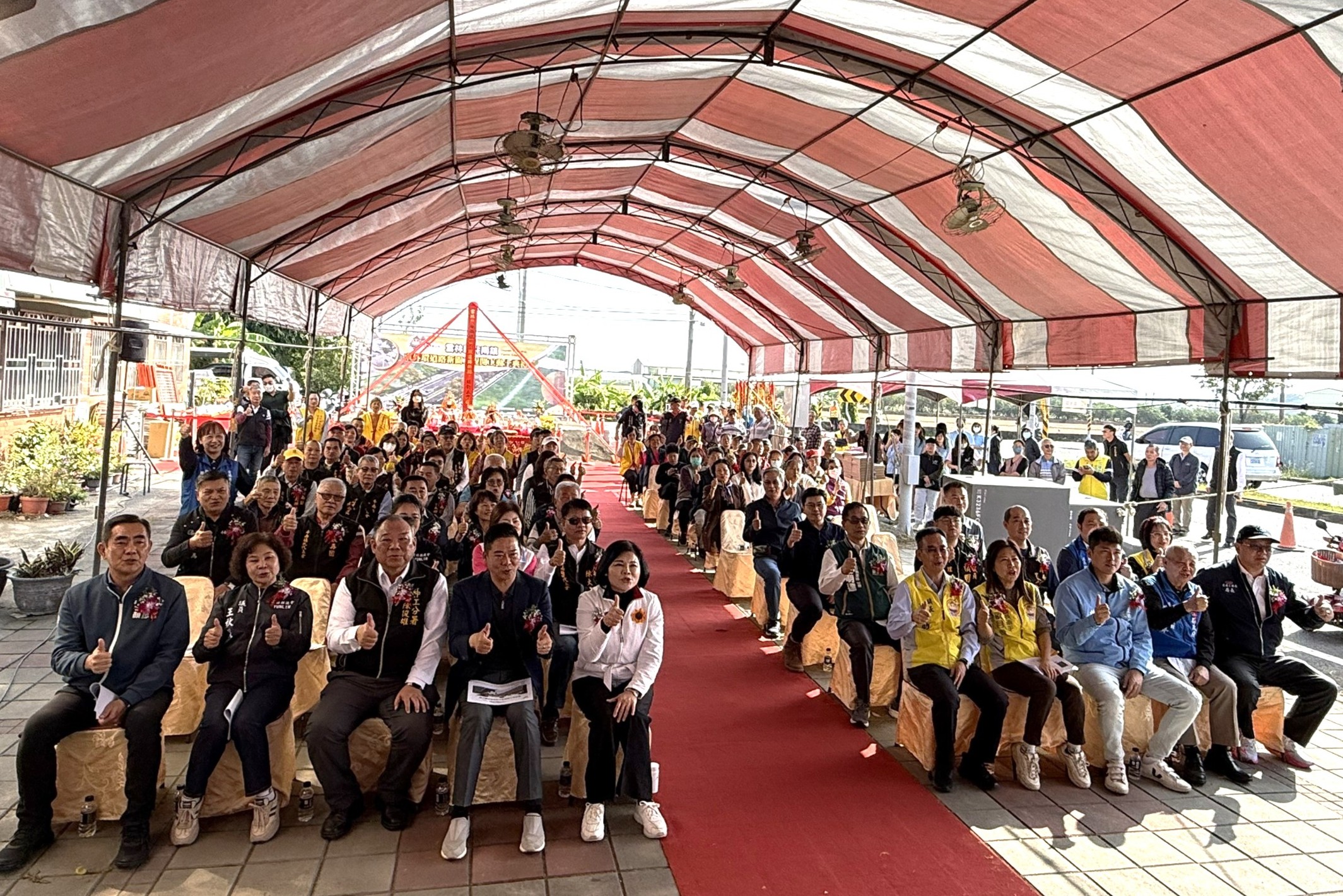 雲林縣斗南鎮東外環道路動土典禮_合影