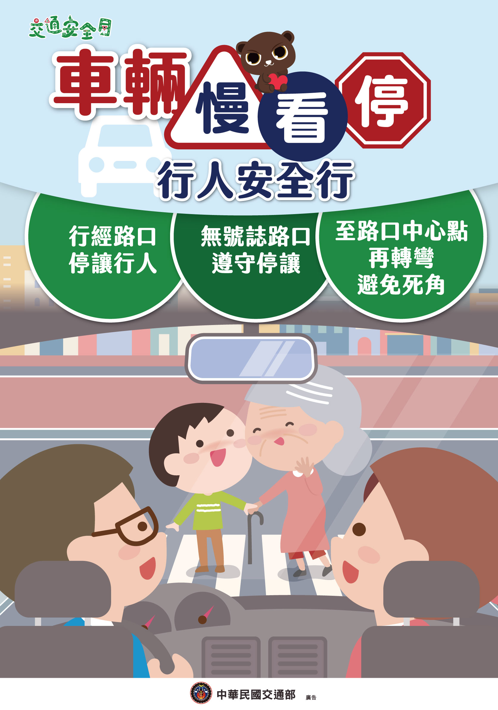 2025交通安全月海報_駕駛版