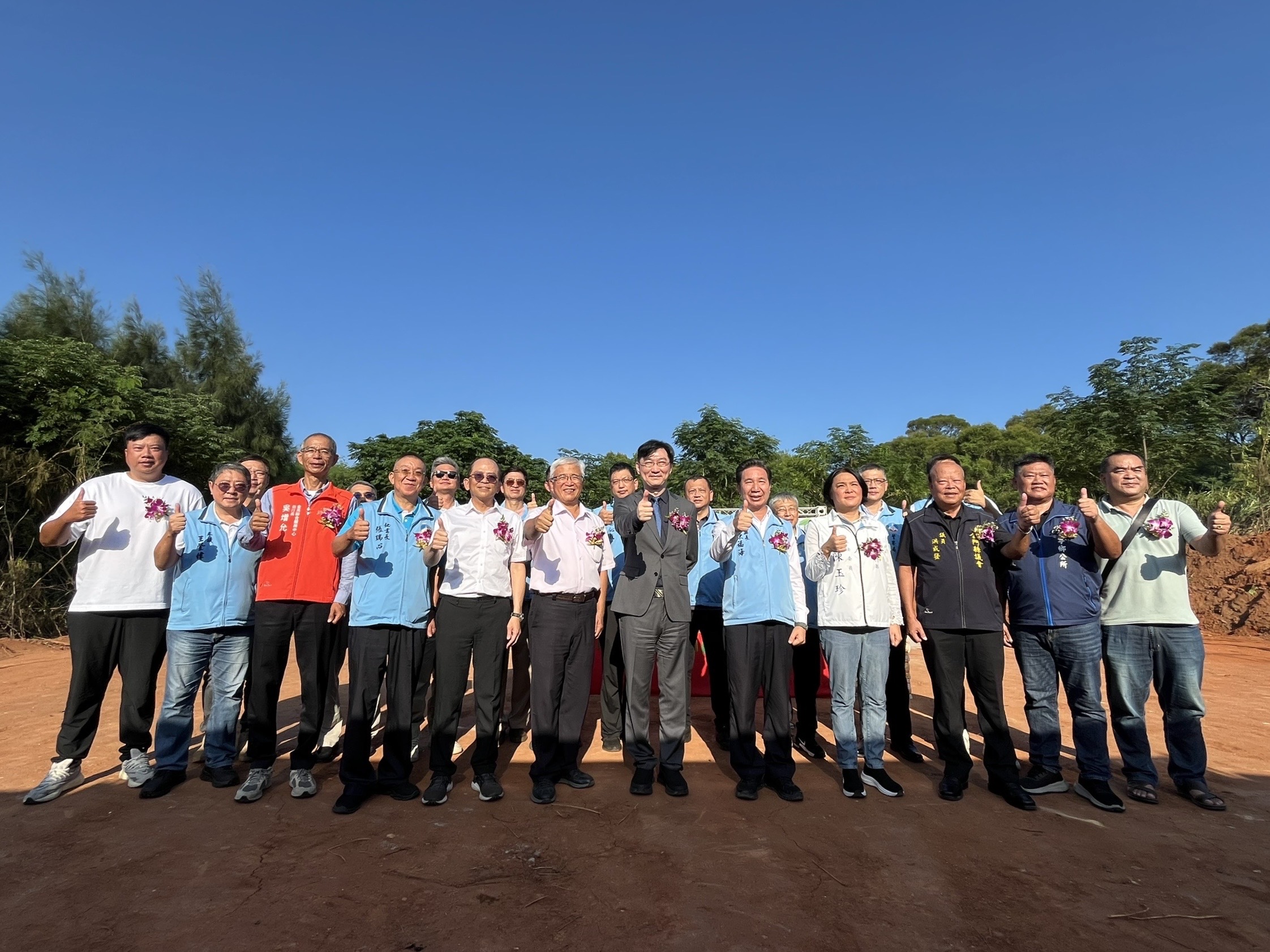 「金門縣2-29號計畫道路新闢工程」動土典禮_合影